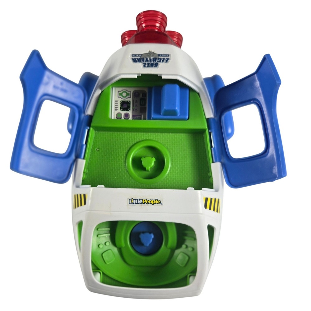 Fisher Price Little People Buzz Lightyear Spaceship Rocket Toy Space Ranger 2012